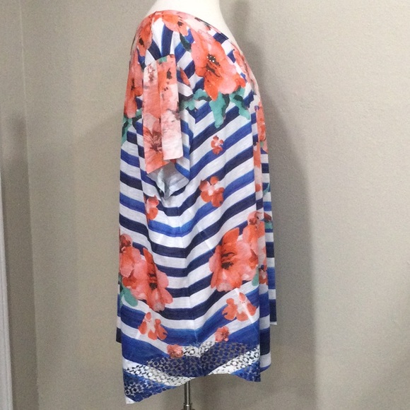 Time and Tru Colorful Women's Top Size 3X (24W-26W) - Picture 4 of 12